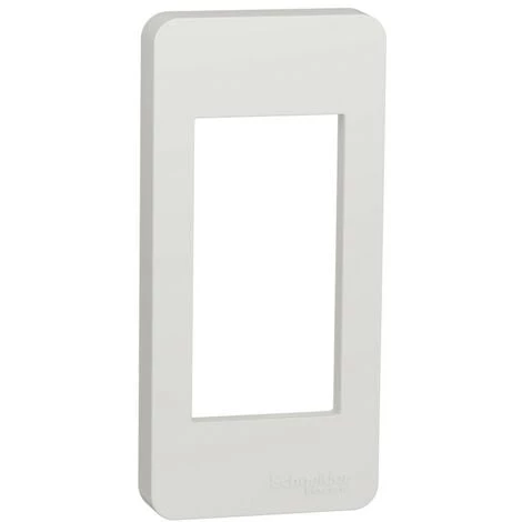 SCHNEIDER Unica - Plaque De Finition étroite - Blanc - 1 Module (NU200118) 3 SCHNEIDER Unica - Plaque De Finition étroite - Blanc - 1 Module (NU200118)