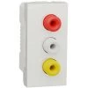 SCHNEIDER Unica - Prise RCA Triple (rouge Blanc Jaune) - 1 Mod - Blanc - Méca Seul (NU343118) 1 SCHNEIDER Unica - Prise RCA Triple (rouge Blanc Jaune) - 1 Mod - Blanc - Méca Seul (NU343118) -SCHNEIDER Soldes 31840781 1