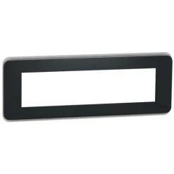 SCHNEIDER Unica Pro - Plaque De Finition - Anthracite - 8 Modules (NU411854)