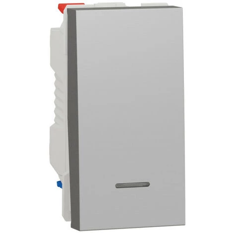 SCHNEIDER Unica - Va-et-vient Lum Témoin - 10A - Connex Rapide - 1 Mod - Alu - Méca Seul (NU310330S) 3 SCHNEIDER Unica - Va-et-vient Lum Témoin - 10A - Connex Rapide - 1 Mod - Alu - Méca Seul (NU310330S)