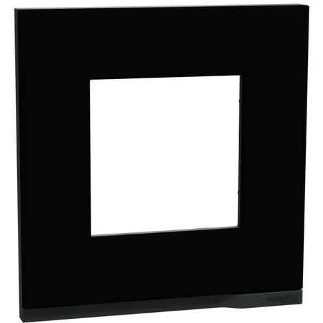 SCHNEIDER Unica Pure - Plaque De Finition - Gomme Noire Liseré Anthracite - 1 Poste (NU600282) 3 SCHNEIDER Unica Pure - Plaque De Finition - Gomme Noire Liseré Anthracite - 1 Poste (NU600282)