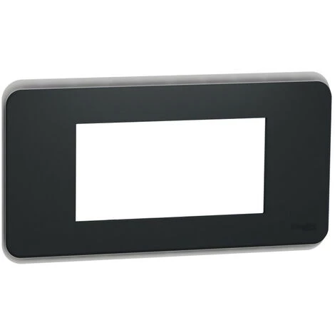 SCHNEIDER Unica Pro - Plaque De Finition - Anthracite - 4 Modules (NU411454) 3 SCHNEIDER Unica Pro - Plaque De Finition - Anthracite - 4 Modules (NU411454)