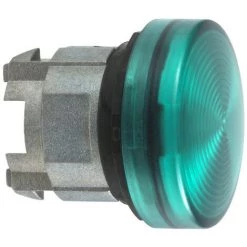 SCHNEIDER Harmony XB4 Tête Voyant Lumineux DEL 22mm Pour étiquette Strié Vert (ZB4BV033S)