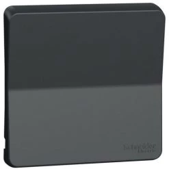 SCHNEIDER Mureva Styl - Enjoliveur Avec Symbôle Sonnette - IP55 - IK08 - Gris (MUR34201)