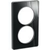 SCHNEIDER Odace Touch, Plaque Aluminium Brillant Fumé Avec Liseré Alu 2postes Entraxe 57mm (S530814K1) 1 SCHNEIDER Odace Touch, Plaque Aluminium Brillant Fumé Avec Liseré Alu 2postes Entraxe 57mm (S530814K1) -SCHNEIDER Soldes 31841066 1