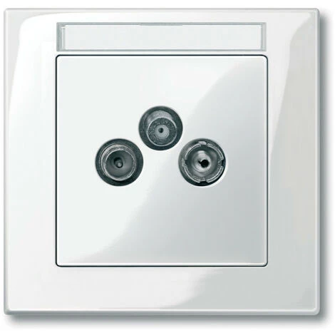 SCHNEIDER Merten M-Plan - Enjoliveur Pour Prise Télévision TV+FM - Blanc Polaire Brill. (MTN296719) 4 SCHNEIDER Merten M-Plan - Enjoliveur Pour Prise Télévision TV+FM - Blanc Polaire Brill. (MTN296719) – Image 2