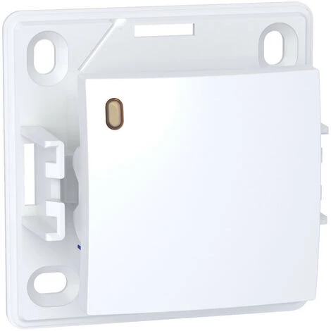 SCHNEIDER Alréa, Poussoir O/F Lumineux Faible Conso Blanc Polaire (ALB61052P) 3 SCHNEIDER Alréa, Poussoir O/F Lumineux Faible Conso Blanc Polaire (ALB61052P)