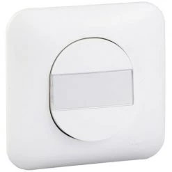 SCHNEIDER Ovalis - Poussoir à Fermeture - Avec Porte-étiquette (S260266)