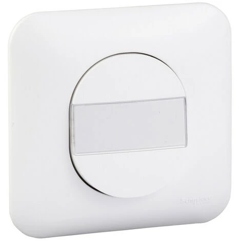 SCHNEIDER Ovalis - Poussoir à Fermeture - Avec Porte-étiquette (S260266) 3 SCHNEIDER Ovalis - Poussoir à Fermeture - Avec Porte-étiquette (S260266)