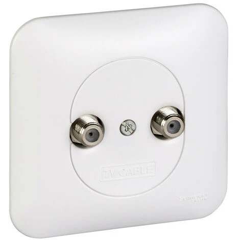 SCHNEIDER Ovalis - Prise TV Multiservices (S260457) 3 SCHNEIDER Ovalis - Prise TV Multiservices (S260457)