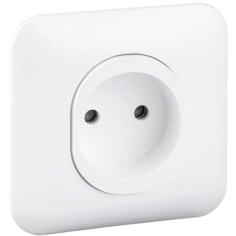 SCHNEIDER Ovalis - Prise De Courant - 2P - 16A- Avec éclipse - Avec Griffes (S265033) 3 SCHNEIDER Ovalis - Prise De Courant - 2P - 16A- Avec éclipse - Avec Griffes (S265033)
