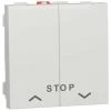 SCHNEIDER Unica - Cde Volet-roulant - Double Poussoir + STOP - 2 Mod - Blanc - Méca Seul (NU323718) 2 SCHNEIDER Unica - Cde Volet-roulant - Double Poussoir + STOP - 2 Mod - Blanc - Méca Seul (NU323718) -SCHNEIDER Soldes 31841138 1