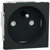 SCHNEIDER Unica - Prise 2P+T - FR - 90° - Vis - Anthracite - Méca Seul (NU303954) -SCHNEIDER Soldes 31841173 1