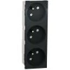 SCHNEIDER Unica - Prise Triple 2P+T - FR - 45° - Anthracite - Méca Seul (NU307954) -SCHNEIDER Soldes 31841193 1