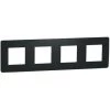 SCHNEIDER Unica Studio - Plaque De Finition - Anthracite - 4 Postes (NU200854) -SCHNEIDER Soldes 31841194 1