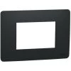 SCHNEIDER Unica Studio - Plaque De Finition - Anthracite - 3 Modules (NU210354) 2 SCHNEIDER Unica Studio - Plaque De Finition - Anthracite - 3 Modules (NU210354) -SCHNEIDER Soldes 31841202 1