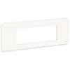 SCHNEIDER Unica Pro - Plaque De Finition - Blanc Antimicrobien - 6 Modules (NU411620) -SCHNEIDER Soldes 31841220 1