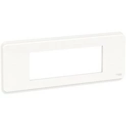 SCHNEIDER Unica Pro - Plaque De Finition - Blanc Antimicrobien - 6 Modules (NU411620)