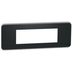 SCHNEIDER Unica Pro - Plaque De Finition - Anthracite - 6 Modules (NU411654)