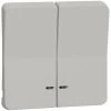 SCHNEIDER Mureva Styl - Enjoliveur 2 Demi Touche - IP55 - IK08 - Blanc (MUR39205) 2 SCHNEIDER Mureva Styl - Enjoliveur 2 Demi Touche - IP55 - IK08 - Blanc (MUR39205) -SCHNEIDER Soldes 31841236 1