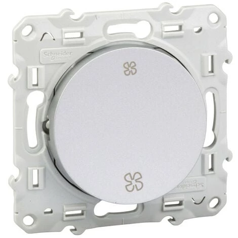 SCHNEIDER Odace, Interrupteur VMC Alu, Sans Position Arrêt, à Vis (S530233) 3 SCHNEIDER Odace, Interrupteur VMC Alu, Sans Position Arrêt, à Vis (S530233)