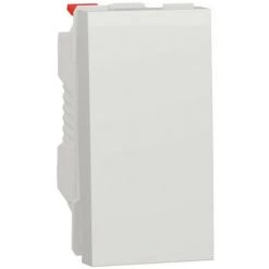 SCHNEIDER Unica - Va-et-vient - 10A - Connex Rapide - 1 Mod - Blanc Antimicrob - Méca Seul (NU310320)