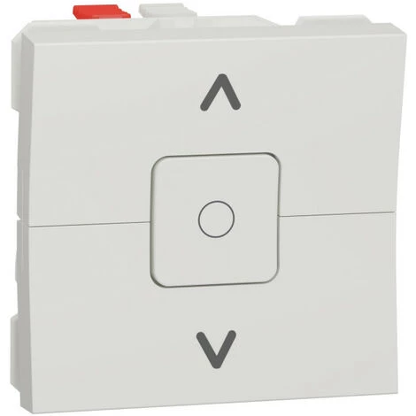 SCHNEIDER Unica - Inter Volet-roulant - 3 Touches - 6A - 2 Mod - Blanc Anti - Méca Seul (NU320820) 3 SCHNEIDER Unica - Inter Volet-roulant - 3 Touches - 6A - 2 Mod - Blanc Anti - Méca Seul (NU320820)
