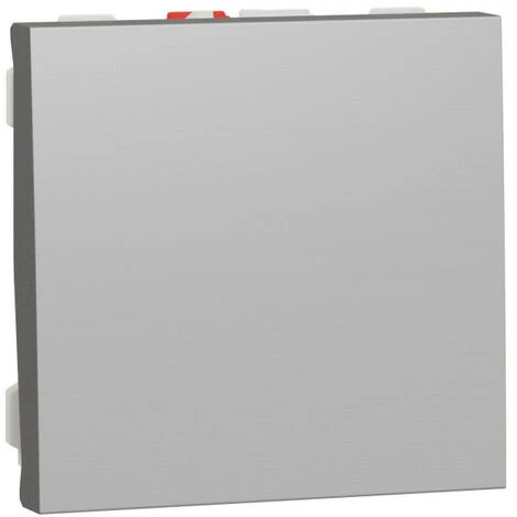 SCHNEIDER Unica - Bouton-poussoir NO - 10A - Connexion Rapide - 2 Mod - Alu - Méca Seul (NU320630) 3 SCHNEIDER Unica - Bouton-poussoir NO - 10A - Connexion Rapide - 2 Mod - Alu - Méca Seul (NU320630)