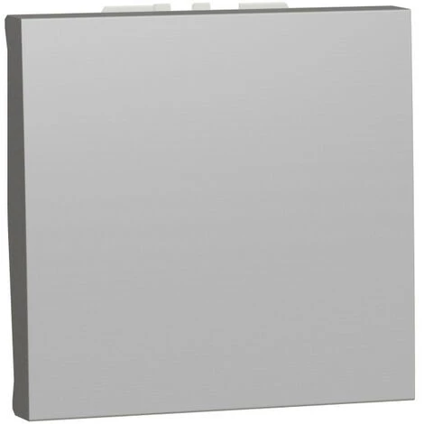 SCHNEIDER Unica - Va-et-vient - 16A - Bornier à Vis - 2 Mod - Alu - Méca Seul (NU326330) 3 SCHNEIDER Unica - Va-et-vient - 16A - Bornier à Vis - 2 Mod - Alu - Méca Seul (NU326330)