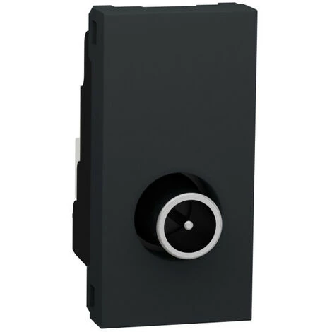 SCHNEIDER Unica - Prise Télévision - TV Mâle - Individuel - 1 Mod - Anthracite - Méca Seul (NU346154) 3 SCHNEIDER Unica - Prise Télévision - TV Mâle - Individuel - 1 Mod - Anthracite - Méca Seul (NU346154)