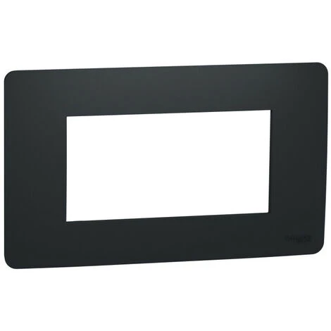 SCHNEIDER Unica Studio - Plaque De Finition - Anthracite - 4 Modules (NU210454) 3 SCHNEIDER Unica Studio - Plaque De Finition - Anthracite - 4 Modules (NU210454)