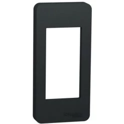 SCHNEIDER Unica - Plaque De Finition étroite - Anthracite - 1 Module (NU200154)