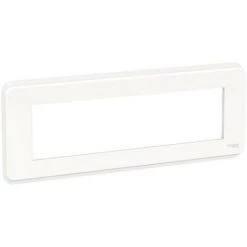 SCHNEIDER Unica Pro - Plaque De Finition - Blanc - 8 Modules (NU411818)