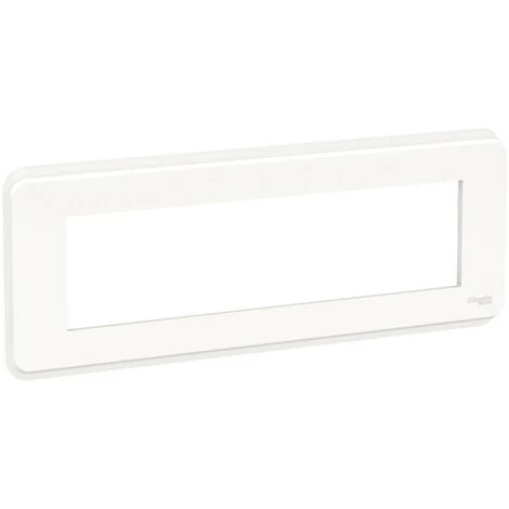 SCHNEIDER Unica Pro - Plaque De Finition - Blanc - 8 Modules (NU411818) 3 SCHNEIDER Unica Pro - Plaque De Finition - Blanc - 8 Modules (NU411818)