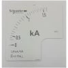 Schneider 16015 Cadran 1,3in Pour Ampèremètre 72x72mm 0-1250A - Blanc