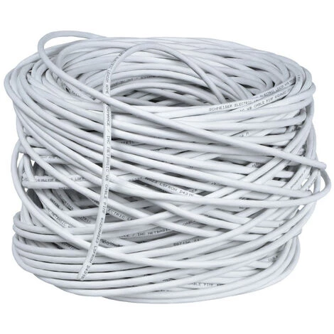 SCHNEIDER LexCom Home Performance - Câble 4 Paires S/FTP Cat.6 - Bobine 300m - Blanc (VDIR534830) 3 SCHNEIDER LexCom Home Performance - Câble 4 Paires S/FTP Cat.6 - Bobine 300m - Blanc (VDIR534830)