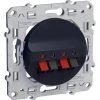 SCHNEIDER Odace, Prise Haut-parleurs Anthracite, 2 Sorties (S540488) 1 SCHNEIDER Odace, Prise Haut-parleurs Anthracite, 2 Sorties (S540488) -SCHNEIDER Soldes 34908852 1