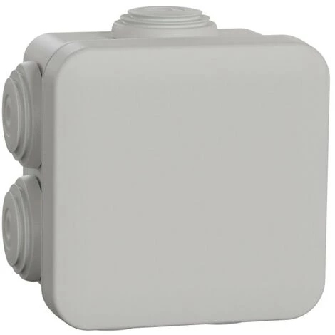 SCHNEIDER Mureva Box, Boite De Dérivation IP55 + Embouts 65x65x45, Gris (ENN05032) 3 SCHNEIDER Mureva Box, Boite De Dérivation IP55 + Embouts 65x65x45, Gris (ENN05032)