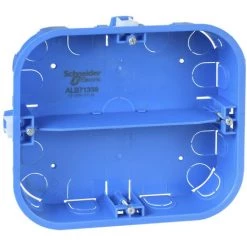 SCHNEIDER Multifix - Boîte - 6 Postes - 165x142mm - Prof. 40mm - 2 Rangées De 3 Postes (ALB71338)