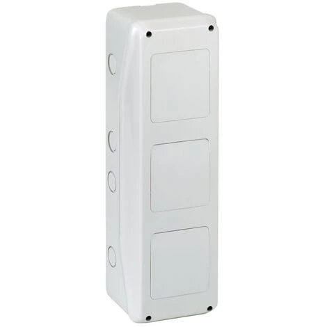 SCHNEIDER Kaedra - Coffret Interface - 138 X 460 Mm - 3 Ouvertures (13973) 3 SCHNEIDER Kaedra - Coffret Interface - 138 X 460 Mm - 3 Ouvertures (13973)