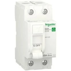 Schneider 25A 2P 30MA AC 2 Modules Puro Disjoncteur Différentiel R9R21225