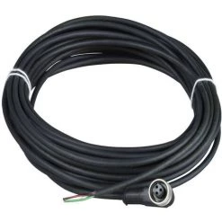 SCHNEIDER OsiSense XZ - Connecteur Pré-câblé - Coudé Femelle - 1/2p20 UNF - 3 Broches - 5m (XZCP1965L5)