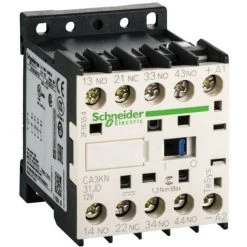 SCHNEIDER TeSys CA3K - Contacteur - 3F+1O - Instantané - 10A - 12Vcc (CA3KN31JD)