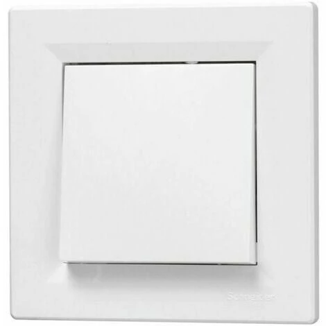 SCHNEIDER Interrupteur Va-et-vient Blanc Asfora 3 SCHNEIDER Interrupteur Va-et-vient Blanc Asfora