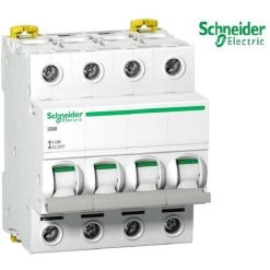 Interrupteur Sectionneur 4x63 A 415 VAC - Acti9 Type ISW 463 - Schneider Réf A9S65463