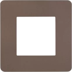 SCHNEIDER Plaque De Finition 1 Poste Chocolat Unica