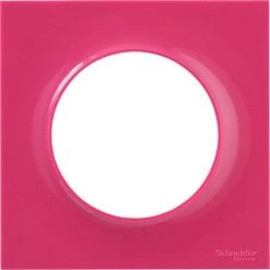 SCHNEIDER Plaque De Finition 1 Poste Entraxe 71mm Violine Odace