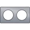 SCHNEIDER Plaque De Finition 2 Postes Horizontal/vertical 71mm Alu Brossé Odace 1 SCHNEIDER Plaque De Finition 2 Postes Horizontal/vertical 71mm Alu Brossé Odace -SCHNEIDER Soldes 39847405 1