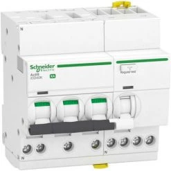 SCHNEIDER ACTI9 IDD40K XA - Disjoncteur Différentiel Auto - 3P+N C 16A 4500A/4,5kA 30mA AC (A9DS1716)