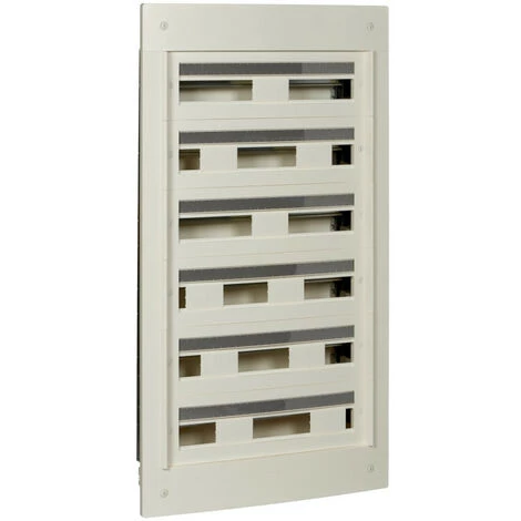 SCHNEIDER Pragma - Coffret Encastré 6 Rangées 24 Modules - 160A - Sans Porte - Blanc (PRA22624W) 3 SCHNEIDER Pragma - Coffret Encastré 6 Rangées 24 Modules - 160A - Sans Porte - Blanc (PRA22624W)
